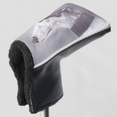 グレイハウンド犬の芸術のスケッチのゴルフ運搬人カバー ゴルフヘッドカバー (3/4 正面)