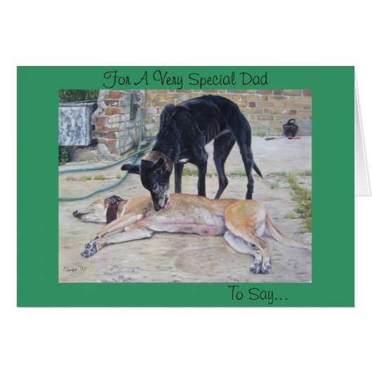 グレイハウンド犬を持つ景勝地の庭 (正面横)