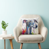 グレイハウンド犬 クッション (椅子)