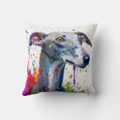 グレイハウンド犬 クッション (裏面)