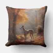 グレイハウンド紅葉秋インスパイア クッション (正面)