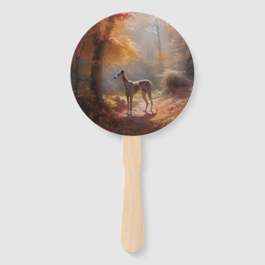 グレイハウンド紅葉秋インスパイア ハンドファン (正面)