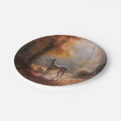 グレイハウンド紅葉秋インスパイア ペーパープレート (アングル)