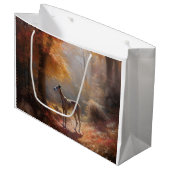グレイハウンド紅葉秋インスパイア ラージペーパーバッグ (正面アングル)
