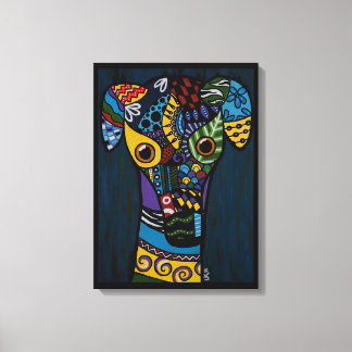 グレイハウンド退職した – レース救助 キャンバスプリント