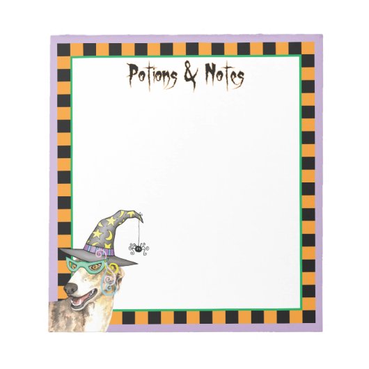 グレイハウンド魔女 ノートパッド (正面)