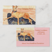 「グレイハウンド」のプロフィールカード 名刺 (正面/裏面)