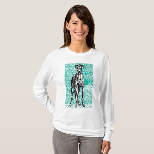 グレイハウンド・エンジェスティ・バイ・モリズ・ジュン Tシャツ (正面フル)