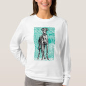 グレイハウンド・エンジェスティ・バイ・モリズ・ジュン Tシャツ (正面)