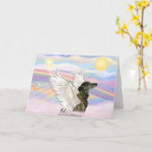 グレイハウンド カード (黄色い花)