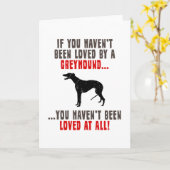 グレイハウンド カード (黄色い花)