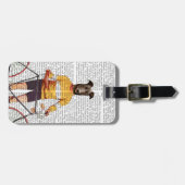 グレイハウンド・サイクリスト ラゲッジタグ (正面横)