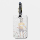 グレイハウンド・サイクリスト ラゲッジタグ (裏面縦)