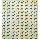 グレイハウンド シャワーカーテン (正面)