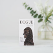 グレイハウンド ブラウン ドーグ マガジン ビジネス カード (スタンド正面)