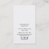 グレイハウンド ブラウン ドーグ マガジン ビジネス カード (裏面)