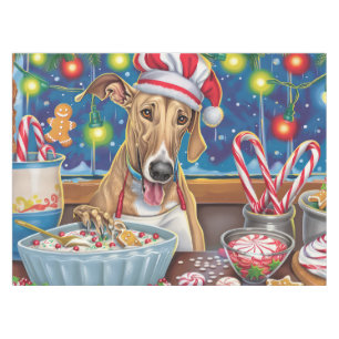 グレイハウンド ホリデーベーキング: クリスマスの祝祭 テーブルクロス