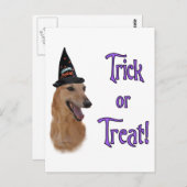 グレイハウンド（赤）トリック ポストカード (正面/裏面)