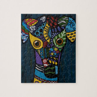 グレイハウンド-退職したな競争のグレイハウンドの救助 ジグソーパズル