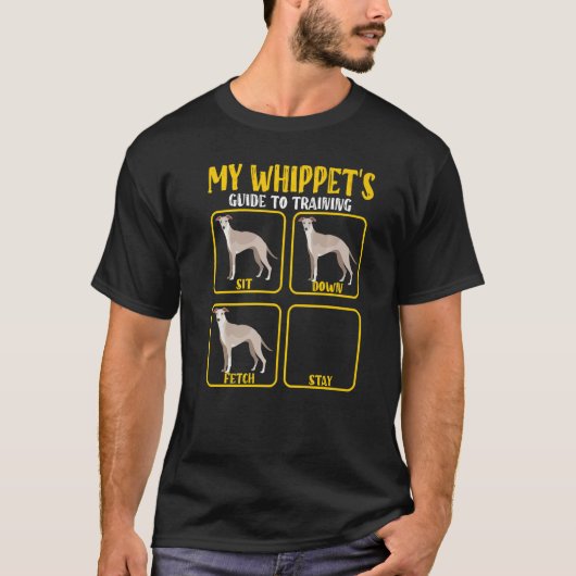 グレイハウンドwhipet dog training guide for whipet m tシャツ (正面)