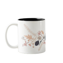 グレイパーソナライズされたブルーピーチフローラ（名前）