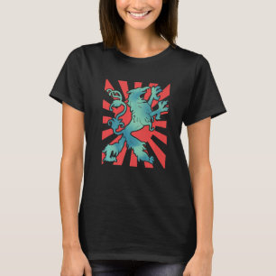 グレイフアドラーライオンファブリック美しいグリフィンドラゴンジャパ Tシャツ