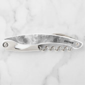 グレイフェイクマーブルモノグラムウェイターコルクねじ ソムリエナイフ (正面)