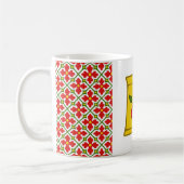 グレイフェルスの要塞ポピュレースバッジコーヒーマグ コーヒーマグカップ (左)