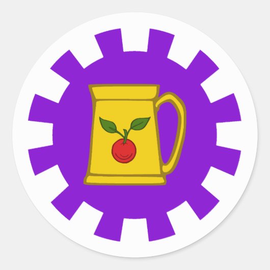 グレイフェルスの要塞ポピュレースバッジ ラウンドシール (正面)