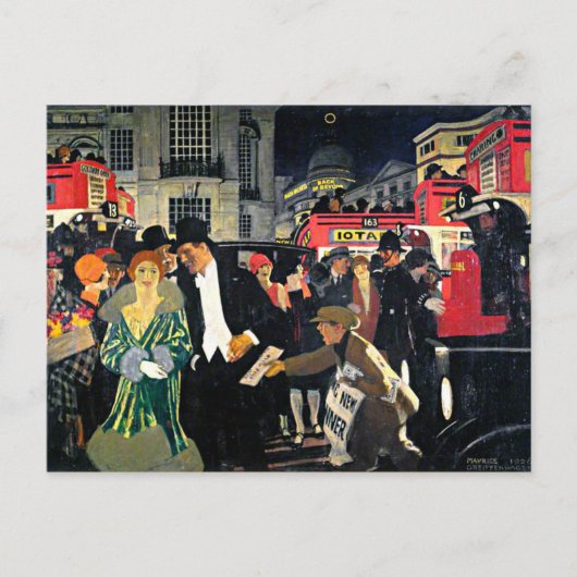 グレイフェンハーゲン – ロンドン：ピカデリー ポストカード (正面)