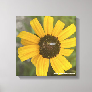 グレイフォーラデーイエローフローラプリント キャンバスプリント
