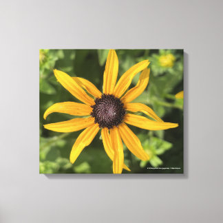 グレイフォーラデーイエローフローラプリント キャンバスプリント