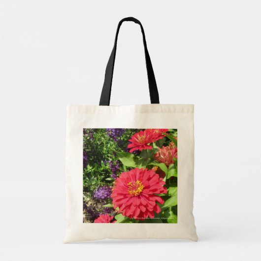 グレイフォー数々のラデー色フローラトート トートバッグ (裏面)