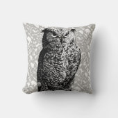 グレイフクロウ熊の鹿の矢印パターン新生児少年 クッション (正面)