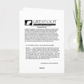 グレイフットキャットレスキューホリデーオレンジ虎猫カード シーズンカード (裏面)