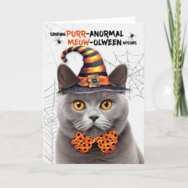グレイブリティッシュハロウィーンキャットパーノーマルMEOWolween シーズンカード