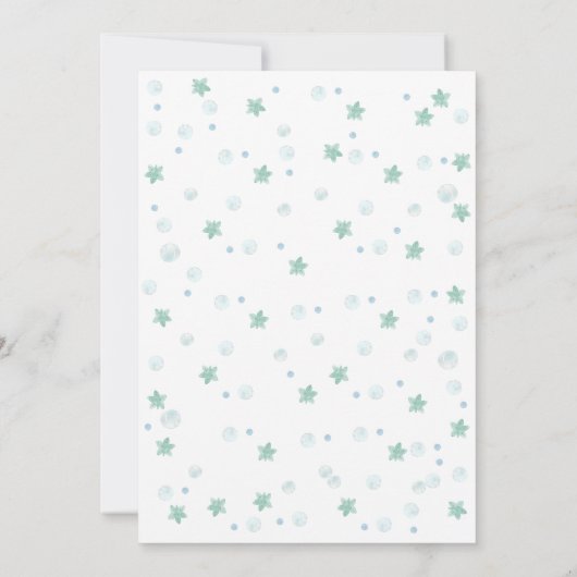 グレイホエールツザシーセカンドバースデー招待状 招待状 (裏面)