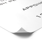 グレイホワイトゴールド メイクアップアーティスト まつげ 価格リスト ポスター (角)