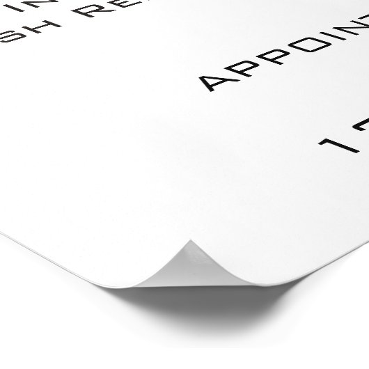 グレイホワイトゴールド メイクアップアーティスト ラッシュ 価格リスト ポスター (角)