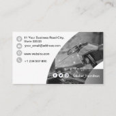 グレイモダンウエルダー名刺 名刺 (裏面)