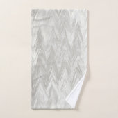 グレイモダンシェードモノグラーム バスタオルセット (ハンドタオル)