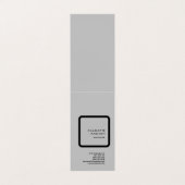 グレイモダンシンプルミニマリストプロフェッショナル 名刺 (外部フラット)