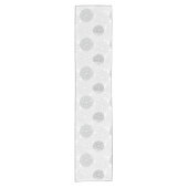 グレイモダンダリアフローラ ショートテーブルランナー (正面)