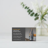 グレイモダンハンマーの便利屋 名刺 (スタンド正面)