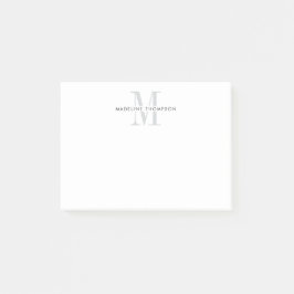 グレイモダンモノグラム ポストイット