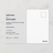 グレイモダン結婚ズ ポストカード (裏面)