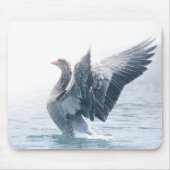 グレイラググース自然写真 マウスパッド (正面)