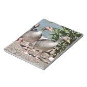 グレイラグgeeseのグループ歩く ノートパッド (回転)