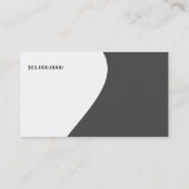 グレイランナーフィットネスコーチビジネステンプレート 名刺 (裏面)