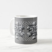 グレイロゴEMTマグカップ コーヒーマグカップ (正面左)